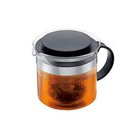 Bodum - 1875-01 - Bistro Nouveau - Théière en Verre avec Couvercle - Filtre Plastique - 1 L