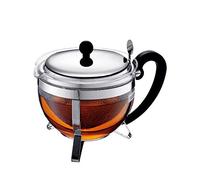 Bodum - 1921-16-6 - Chambord - Théière - Tamis en Inox - 1,3 L, Brillant.