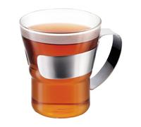 Bodum - 4552-16 - Assam - Set 2 Verres À Thé - Avec Anse - 30 Cl - Inox Brillant Multicolore