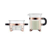 Bodum 4922-18 Chambord Set Sucrier/Crémier Cuivre