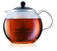 assam théiere piston filtre plastique 1,5l noir