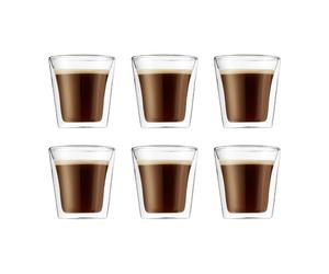 Bodum Canteen Lot de 6 verres à double paroi - 100 ml