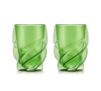 Bodum PAVINA PARIS Lot de 2 verres à double paroi vert transparent - 2 x 270 ml