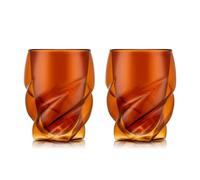 BODUM PAVINA PARIS Set de 6 verres à double paroi 270 ml - Rouge transparent