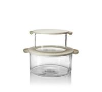 Bodum - K10127-913 - Hot Pot - Set Set 2 Plats - 1 L et 2,5 L - Couvercle Blanc Crème