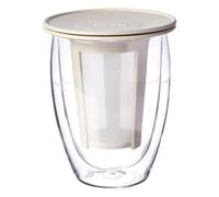 Bodum - K11153-913 - Tea For One - Set Infuseur Individuel - Verre Double Paroi - 35 lanc
