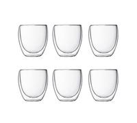 Bodum Lot 6 verres Pavina double paroi 0.25 L