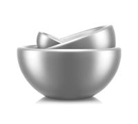 BODUM Midora Ensemble de saladiers isothermes à double paroi en acier inoxydable poli résistant à la rouille de 590 g, 2,863 g et 6,3 l