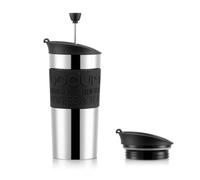 Bodum Mug à piston Travel chrome noir