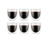 Bodum PAVINA Lot de 6 verres thermiques à double paroi - 250 ml