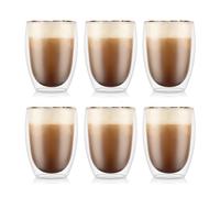 Bodum Lot 6 verres Pavina double paroi 0.35 L