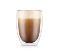 Bodum PAVINA Verres Double Paroi 6 pièces - Tasses Latte 350ml - Verres Thermiques - Borosilicate Soufflé à la Bouche