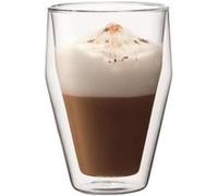Bodum 10482-10 Titlis Set de 2 Verres Double Paroi Empilable Verre Transparent 0,35 L