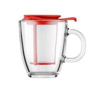 Bodum Tasse à thé Yo-Yo avec filtre rouge