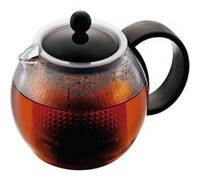 Bodum - Théière à piston, couvercle et filtre en plastique, 0.5 l Noir G