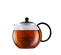 Bodum-Théière assam pression avec poignée en plastique Noir &infuseur 1 L Plastique