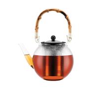 Bodum Théière avec manche en bambou Assam 1 l Clair