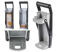 Bodyplus Broyeur de canettes de 500 ml - Décapsuleur mural robuste - Broyeur de boîtes et de boîtes pour le recyclage avec poignée antidérapante et facile à installer pour canettes en aluminium,