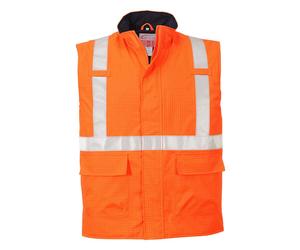 Bodywarmer Hi-vis Bizflame Antistatique Et Fr - S - Orange - Portwest