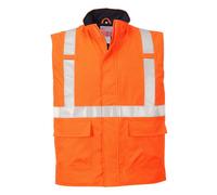 Bodywarmer Hi-vis Bizflame Antistatique Et Fr - Xl - Orange - Portwest