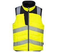 Portwest PW374 Bodywarmer réversible haute visibilité PW3 Jaune/Noir - Taille XS