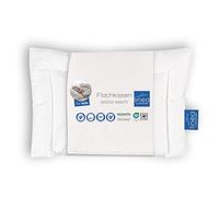 Böhmerwald 169600-39 Coussin plat pour enfant avec duvet et plumettes 40 x 60 cm (Blanc)