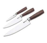 Böker Core Trio de couteaux avec torchon Set de couteaux de cuisine