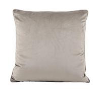 Boel & Jan Housse de coussin velours Anna gris clair