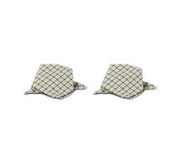 Boel & Jan Serviette Noor 40x40 cm. lot de 2 Noir-blanc cassé