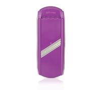 Börner Mandoline DesignLine • Coupe-légumes Idéal comme Coupe-Concombre, Coupe-Carotte et Coupe-Chou • Fabriqué en Allemagne • Mandoline de Cuisine • Couleur: Violet