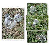 Boerni Lot de 3 Boules de Cristal avec Boules de Prisme Transparentes 20/30/40 mm à facettes pour plafonnier, pendentifs, Lustre, décoration à Suspendre