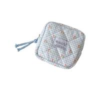 BOGEEL Élégant support de rangement sanitaire à motif cerises multi-usages pour tampons et accessoires de maquillage
