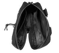 BOGEEL Tacticals Molles Pochettes d'administration horizontales multifonctionnelles Sac de ceinture utilitaire Sac à outils Organisateurs pour le camping Noir