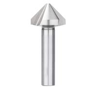Bohaner Fraise conique 90° 25 mm HSS Fraise à ébavurer Fraise conique pour acier inoxydable, acier, métaux non ferreux, plastique, bois