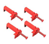 Bohaner Lot de 4 pinces pour revêtements de brique, tiroir, truelle de maçonnerie, outil de fixation pour bâtiment, construction de bâtiments, extracteur de fil de brique, rouge