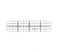 Bohin Règle de patchwork 10 x 2,5 cm pour couture et quilting - 1 pièce