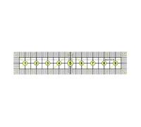 Bohin Règle de patchwork 10 x 2 cm en plastique pour couture et quilting