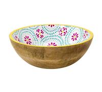 Boho Large Mango Wood Salad Bowl