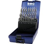 BOHRCRAFT Cassette de forets Turbo Step KG13 DIN338 HSS-G ø 1-10 mm 19 pièces