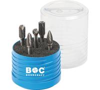 BOHRCRAFT Jeu de fraises sur tige HM 5 pièces