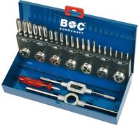 BOHRCRAFT Jeu de tarauds GS 25 DIN 352 HSS-G M3-M12 31 pcs.
