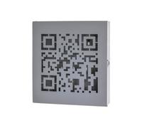 Boï¿½te ï¿½ Clï¿½s Mï¿½tal "QR Code" 24cm Gris