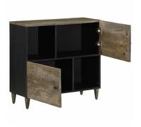 Bois 1 PC Buffet bas/Cabinet/Commode moderne avec stockage 80x33x75 cm bois massif de manguier bb3818