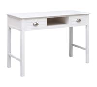 Bois Bureau Gris Table Console Ordinateur Informatique Travail Maison vidaXL