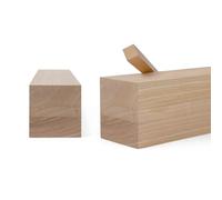 Bois collé en frêne sur mesure 120 x 120 mm [350-1000 mm de longueur au choix] - Planche de contreplaqué avec lamelles continues - Imperméable, collé et séché techniquement (frêne collé, 120 x 120 x