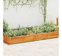 vidaXL Plateau de jardin en bois d'acacia 200x50x25 cm