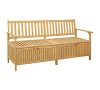 Banc vidaXL avec rangement et porte, 170 x 63 x 84 cm, acacia massif