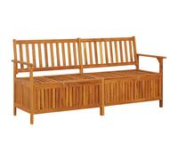 Banc vidaXL avec rangement et porte, 170 x 63 x 84 cm, acacia massif