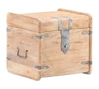 vidaXL Coffre 40x40x40 cm en bois d'acacia solide