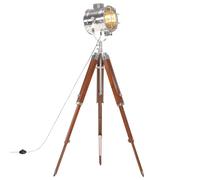 Bois de Manguier Massif Lampadaire à Trépied 165 cm Lampe sur Pied vidaXL